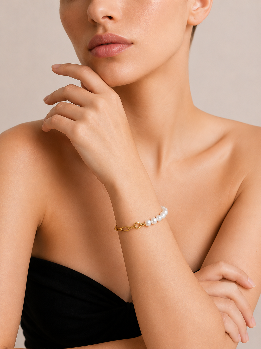 Pearl Link Bracelet - Image 2
