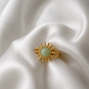 Solar Jade Ring